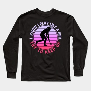 Hockey Girl Long Sleeve T-Shirt